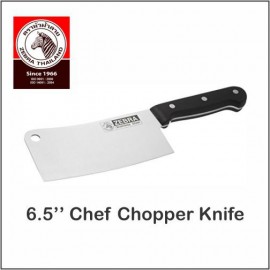 image of (100% Original) Zebra Stainless Steel Chef Chopper Knife (6.5" / 7.5")
