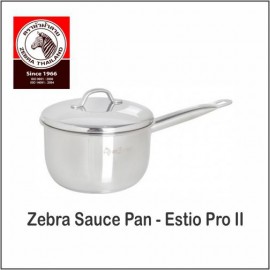 image of (100% Original) Zebra Stainless Steel Sauce Pan - Estio Pro II (16/18cm)