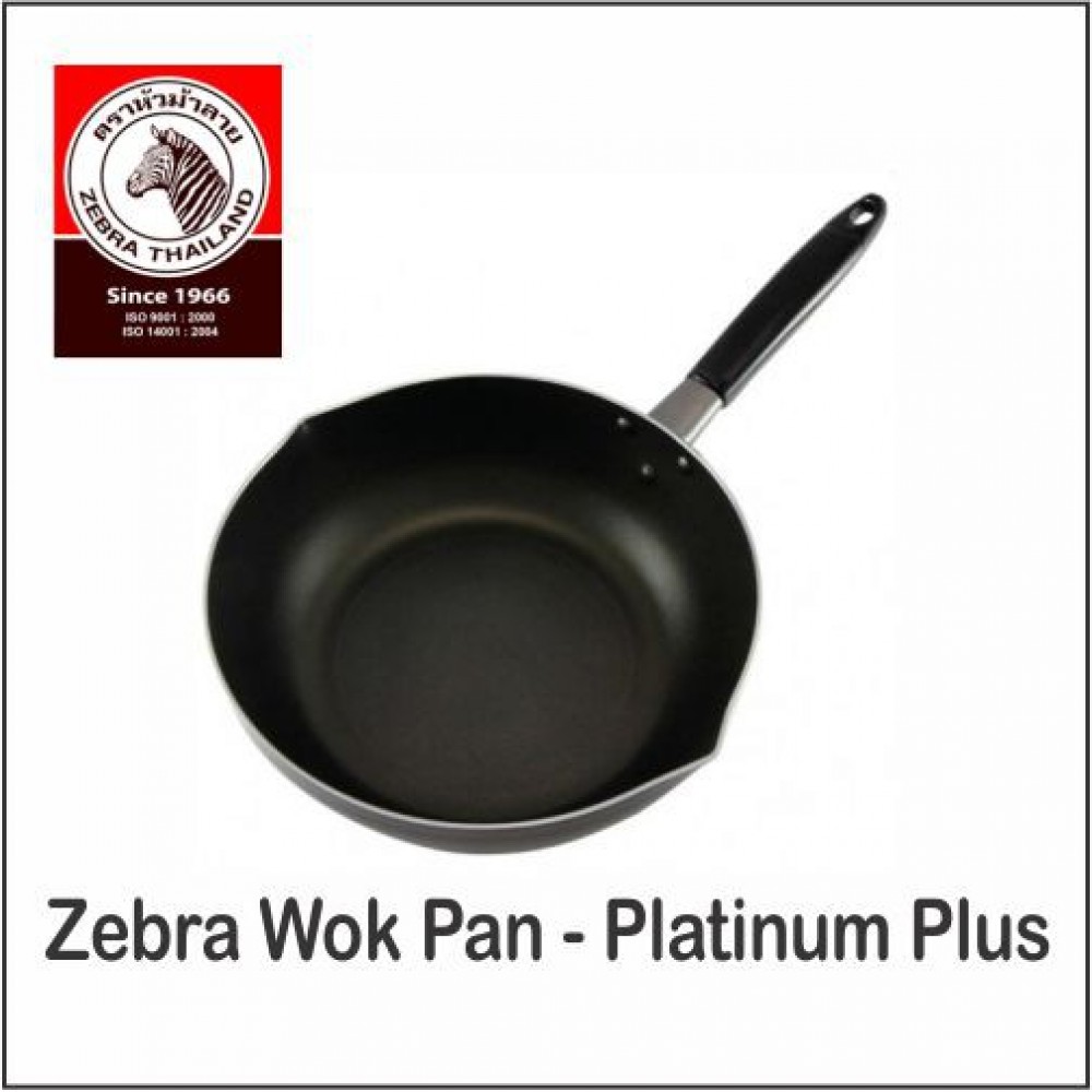 (100% Original) Zebra Stainless Steel Non Stick Wok Pan -Platinum Plus (24/28cm) (100% Original) Zebra Stainless Steel Non Stick Wok Pan -Platinum Plus (24/28cm)
