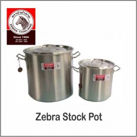 image of (100% Original) Zebra Stainless Steel Stock Pot (26/28/32/40cm)