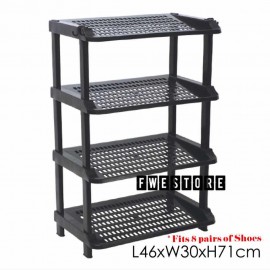 image of Century 4 Tier Shoe Rack / Shoe Storage / Shelf Storage 2288-A
