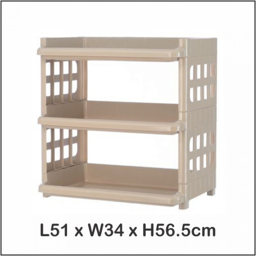 Century Multi Purpose Plastic Wide Rack (3 Tier) Century Multi Purpose Plastic Wide Rack (3 Tier)