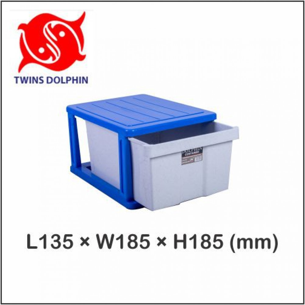 Twins Dolphin 1 Stage Plastic Drawer / Plastic Cabinet / Storage Cabinet Twins Dolphin 1 Stage Plastic Drawer / Plastic Cabinet / Storage Cabinet