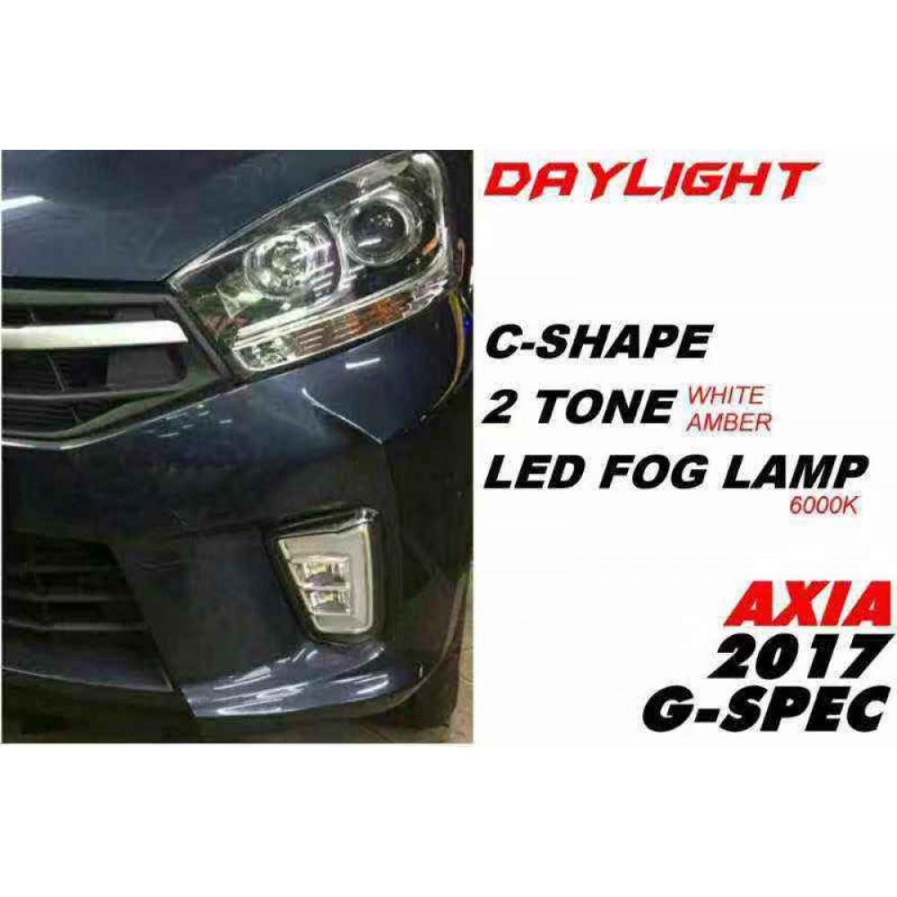 Perodua Axia 2017 G Spec Daylight Fog Lamp Signal Led Perodua Axia 2017 G Spec Daylight Fog Lamp Signal Led
