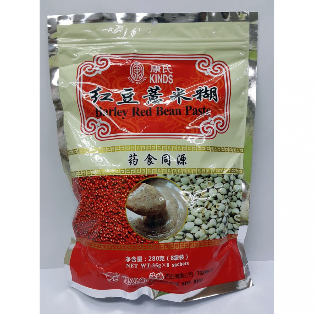 KINDS BARLEY RED BEAN PASTE红豆薏米糊(35GX8'S) KINDS BARLEY RED BEAN PASTE红豆薏米糊(35GX8'S)