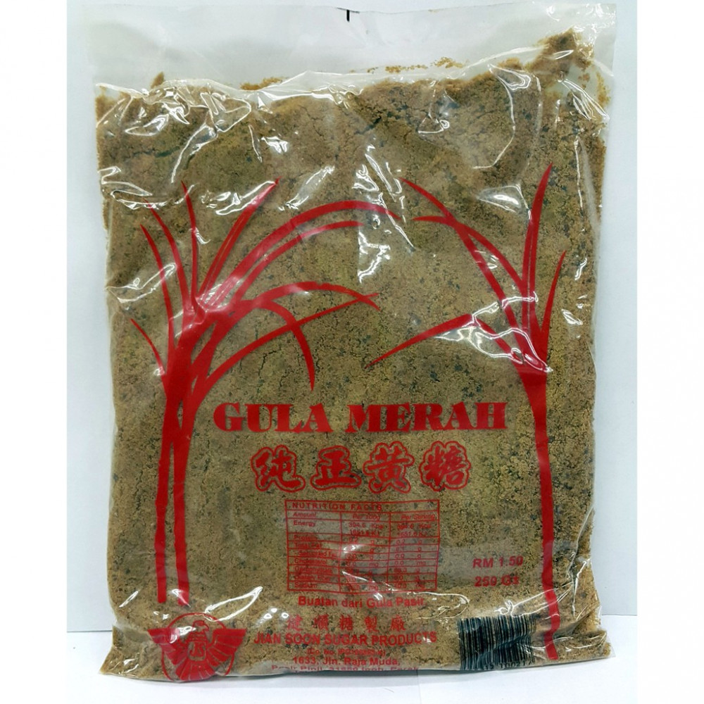 JIAN SOON GULA MERAH纯正黄糖 250G JIAN SOON GULA MERAH纯正黄糖 250G