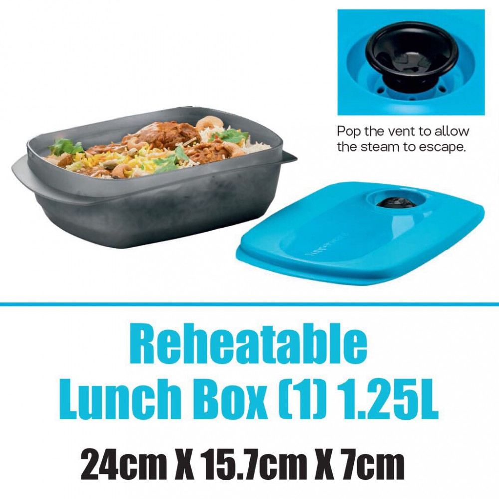 Tupperware Microwaveable Lunch Box (1pc) 1.2L Tupperware Microwaveable Lunch Box (1pc) 1.2L