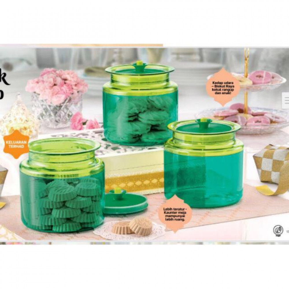 Tupperware Emerald Counterpart Set 900ml (3) Tupperware Emerald Counterpart Set 900ml (3)