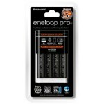 Panasonic Eneloop Pro Quick Charger 3-Color LED Indicator and 4 x AA 2550mAh Rechargeable Battery (Original)