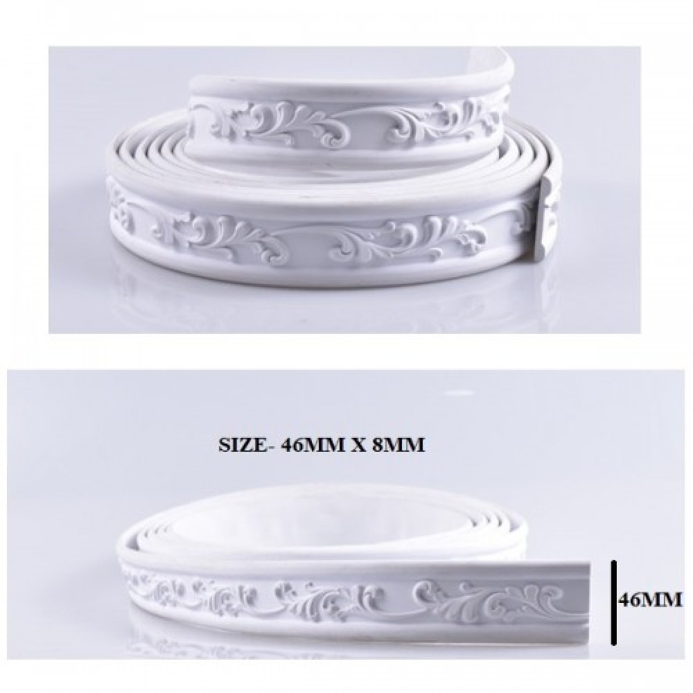 iDeco Wall Skirting Photo Frame Wainscoting/ Wainscoating/ Bingkai (6meter/Roll) iDeco Wall Skirting Photo Frame Wainscoting/ Wainscoating/ Bingkai (6meter/Roll)