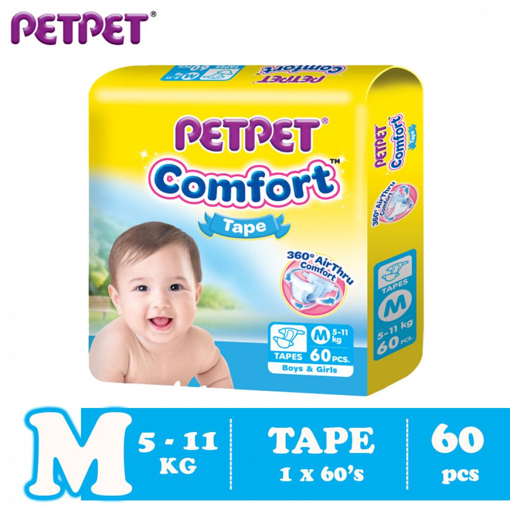 Petpet Comfort Tape Mega Pack (M60 /L50/XL40) Petpet Comfort Tape Mega Pack (M60 /L50/XL40)
