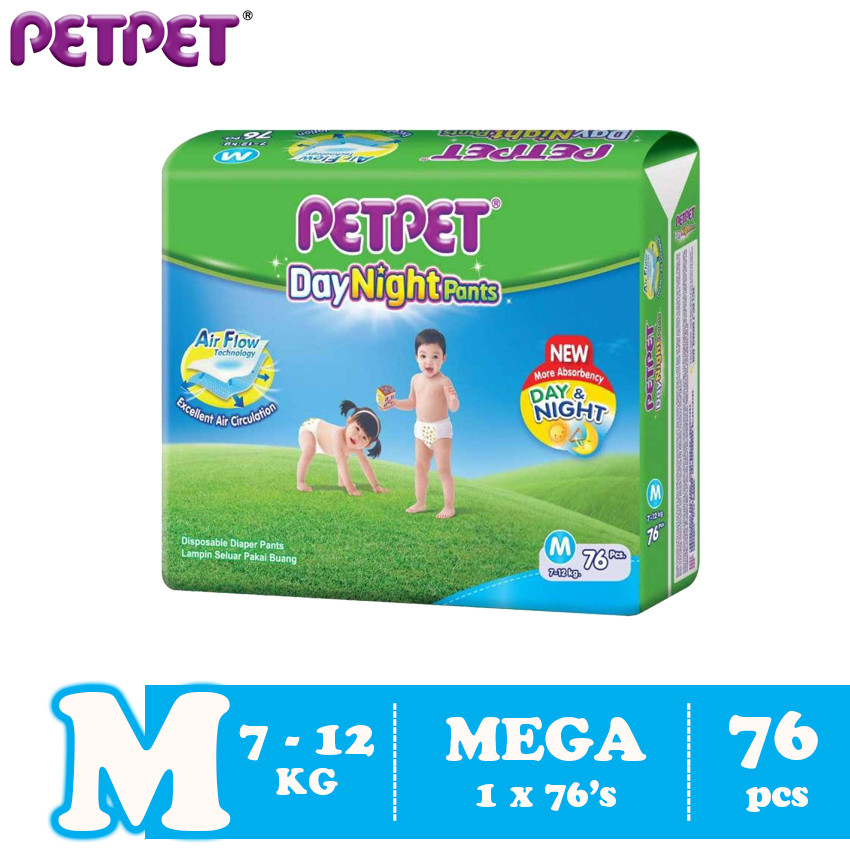 Petpet DayNight Pants Mega Pack (M76/L66 / XL56/XXL48) Petpet DayNight Pants Mega Pack (M76/L66 / XL56/XXL48)