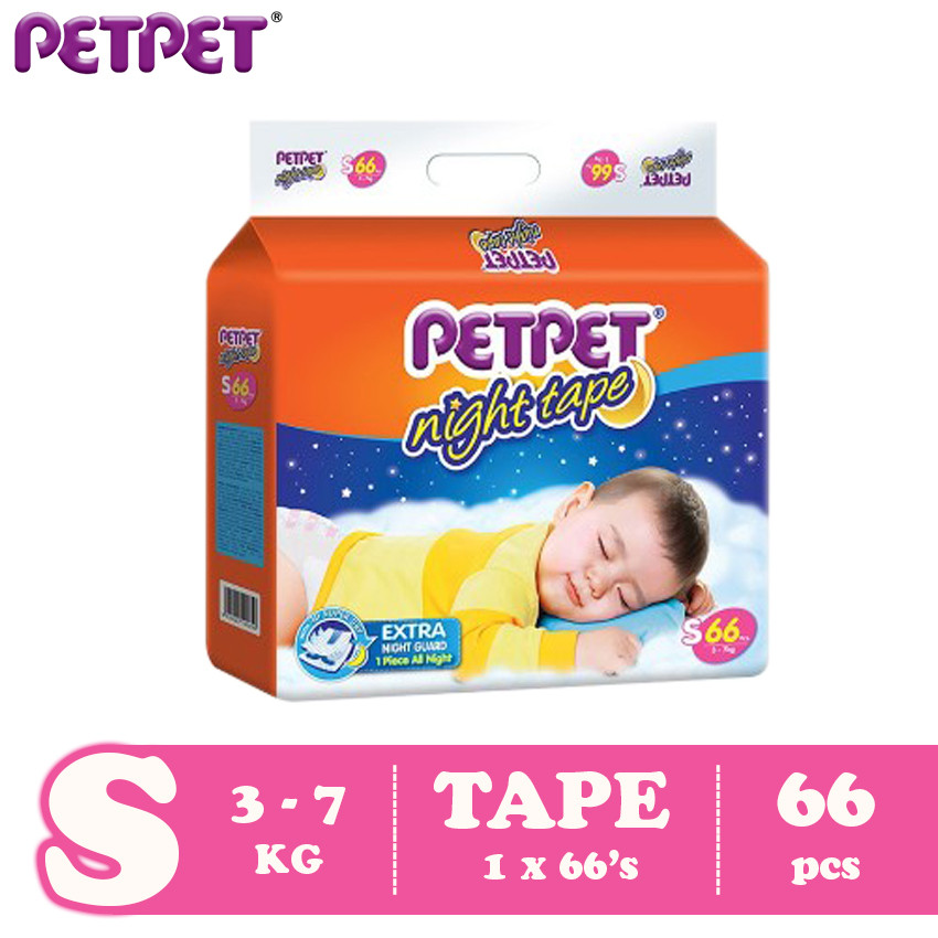 Petpet Night Tape Mega Pack (S66 /M60/L50/XL44 ) Petpet Night Tape Mega Pack (S66 /M60/L50/XL44 )