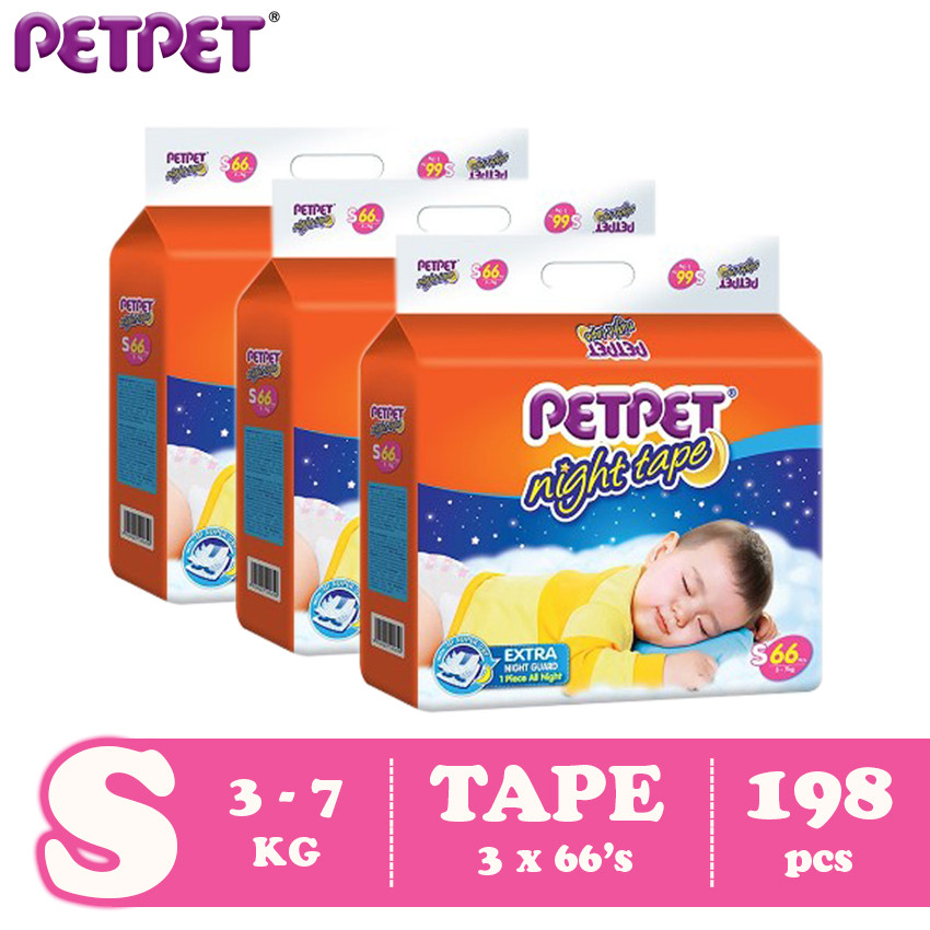 Petpet Night Tape Mega Pack- 3 pack ( S198/M180 / L150/XL132 ) Petpet Night Tape Mega Pack- 3 pack ( S198/M180 / L150/XL132 )