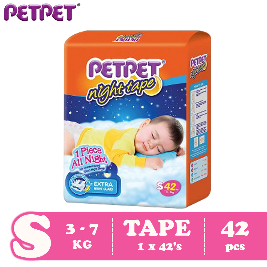 Petpet Night Tape Jumbo Pack (S42/M40/L32/XL30) Petpet Night Tape Jumbo Pack (S42/M40/L32/XL30)