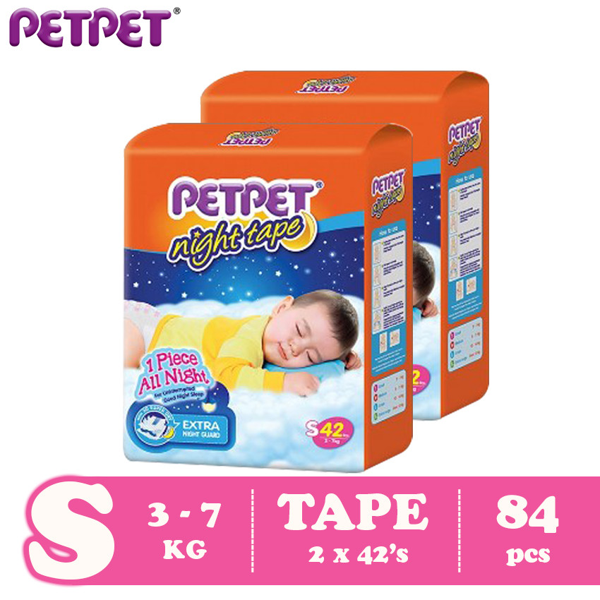 Petpet Night Tape Jumbo Pack-2 pack (S84/M80/L64/XL60) Petpet Night Tape Jumbo Pack-2 pack (S84/M80/L64/XL60)