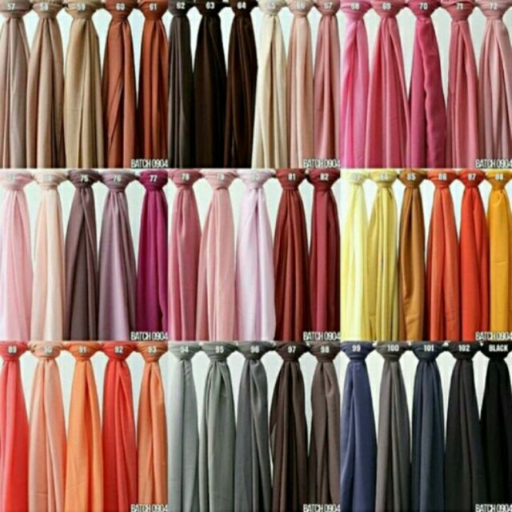 SHAWL KEKNIS HEAVY CHIFFON SHAWL KEKNIS HEAVY CHIFFON