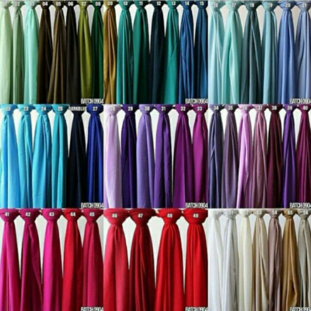 SHAWL KEKNIS HEAVY CHIFFON SHAWL KEKNIS HEAVY CHIFFON