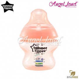 image of Tommee Tippee Closer to Nature Tinted Bottle 150ml (5oz) Peach