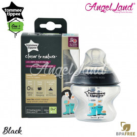 image of Tommee Tippee Closer To Nature Tinted Bottle 150ml/5oz Black