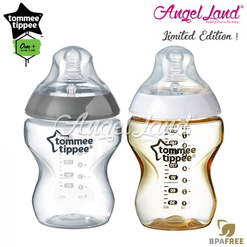 Tommee Tippee CTN Tinted Bottle 260ml/9oz - Silver + Gold Tommee Tippee CTN Tinted Bottle 260ml/9oz - Silver + Gold