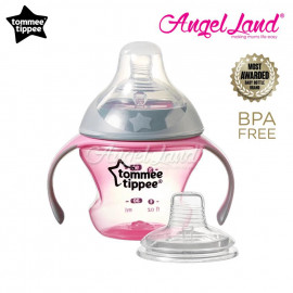 image of Tommee Tippee Closer to Nature Transition Cup 150ml (4-7m+) - Pink