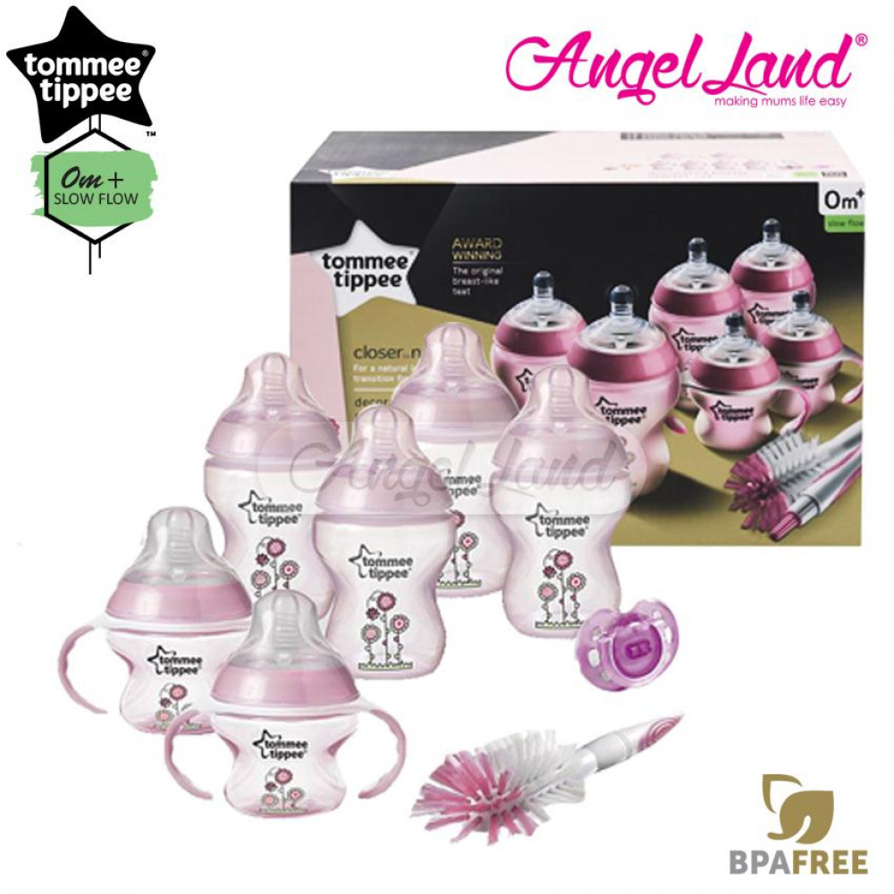 Tommee Tippee Closer To Nature Decorated Bottle Newborn Starter