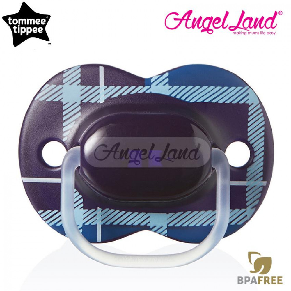 Tommee Tippee Little London Soother 6-18m (Single) 433412/38 Blue Tartan Tommee Tippee Little London Soother 6-18m (Single) 433412/38 Blue Tartan