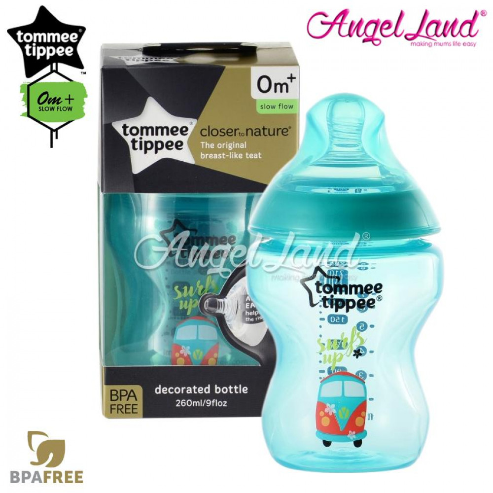 Tommee Tippee Closer To Nature Tinted Bottle 260ML/9oz Single Pack Jade Green-422578/38 Tommee Tippee Closer To Nature Tinted Bottle 260ML/9oz Single Pack Jade Green-422578/38