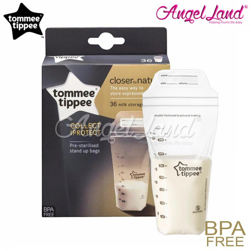 Tommee Tippee CTN 36pk Milk Storage Bags 423022/38 Tommee Tippee CTN 36pk Milk Storage Bags 423022/38