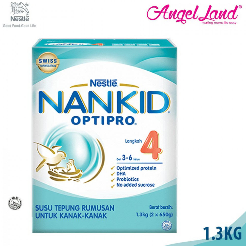 NANKID OPTIPRO 4 Milk 3-6 Yrs (1.3kg) NANKID OPTIPRO 4 Milk 3-6 Yrs (1.3kg)