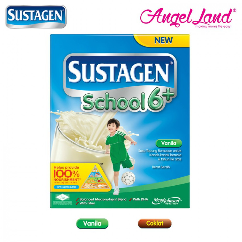 Sustagen School 6+ (6+years) Milk Powder 600g Sustagen School 6+ (6+years) Milk Powder 600g