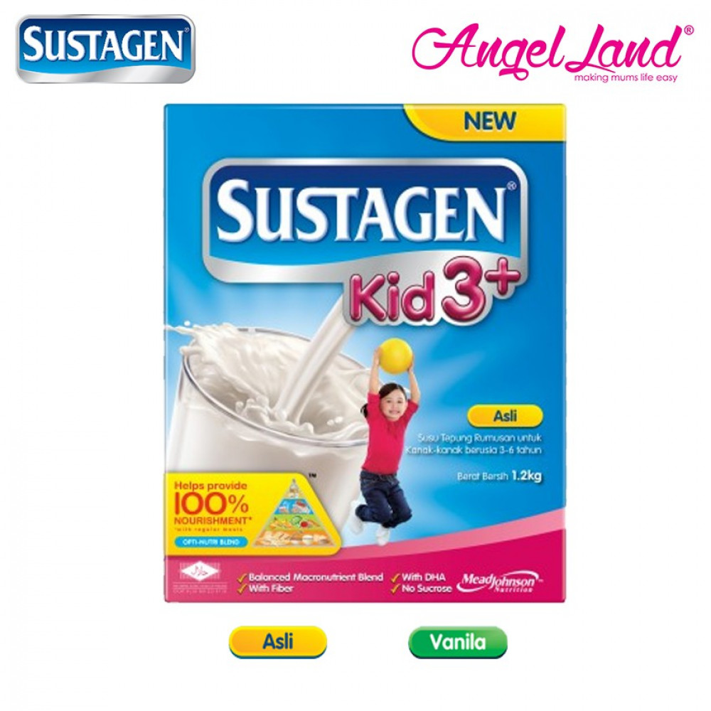 Sustagen Kid 3+ Milk Powder (3-6years) 1.2kg - Original/Vanilla Sustagen Kid 3+ Milk Powder (3-6years) 1.2kg - Original/Vanilla