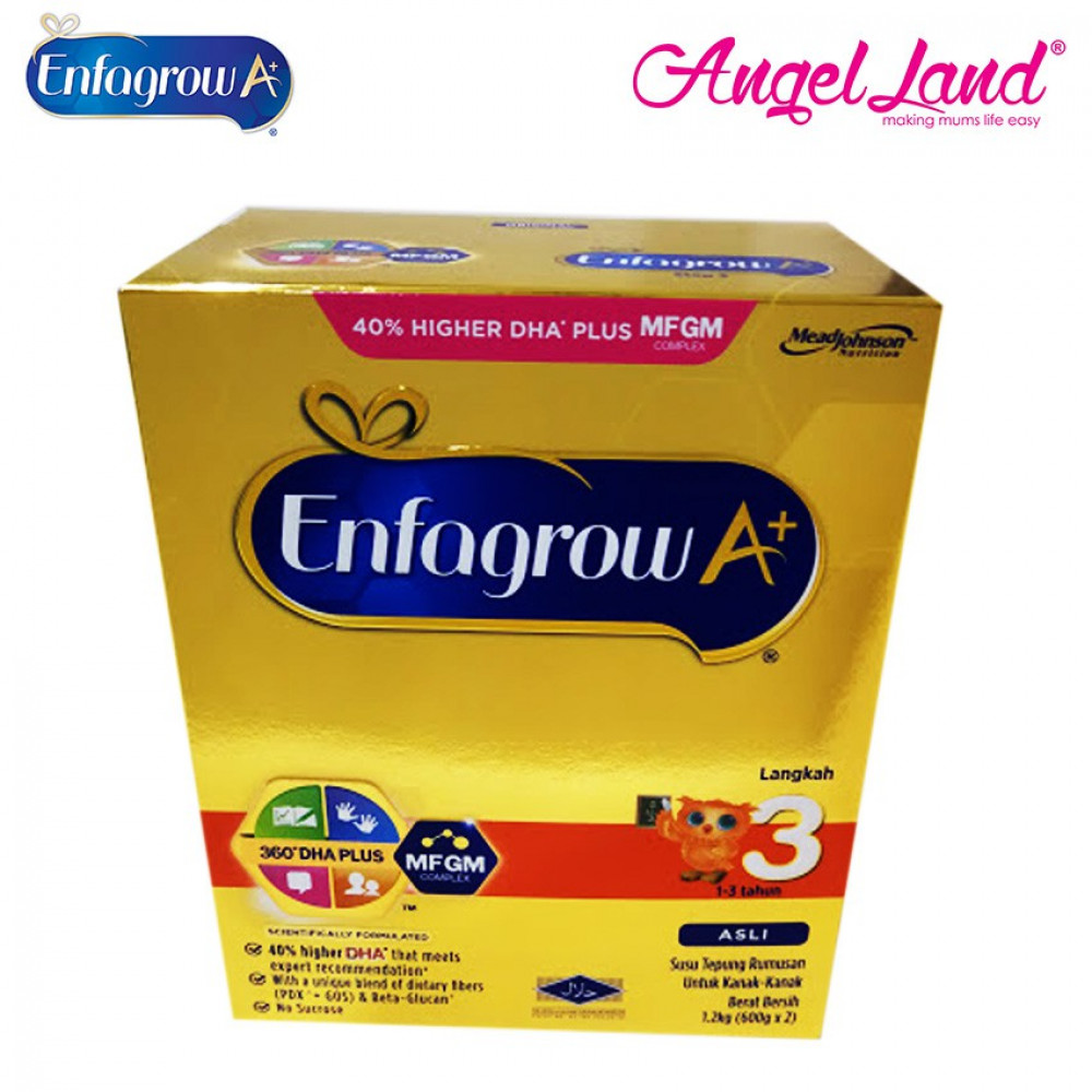 Enfagrow A+ Step 3 Milk - 1.2kg (1-3 Years) Enfagrow A+ Step 3 Milk - 1.2kg (1-3 Years)