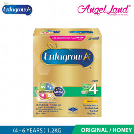 image of Enfagrow A+ Step 4 (4 - 6 years) MFGM Milk 1.2kg (Original/Honey)