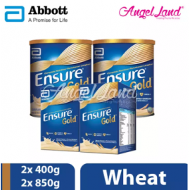 image of Abbott Ensure Gold +HMB 850g (2 Tins) + Ensure Gold +HMB 400g (2 Packs) Wheat