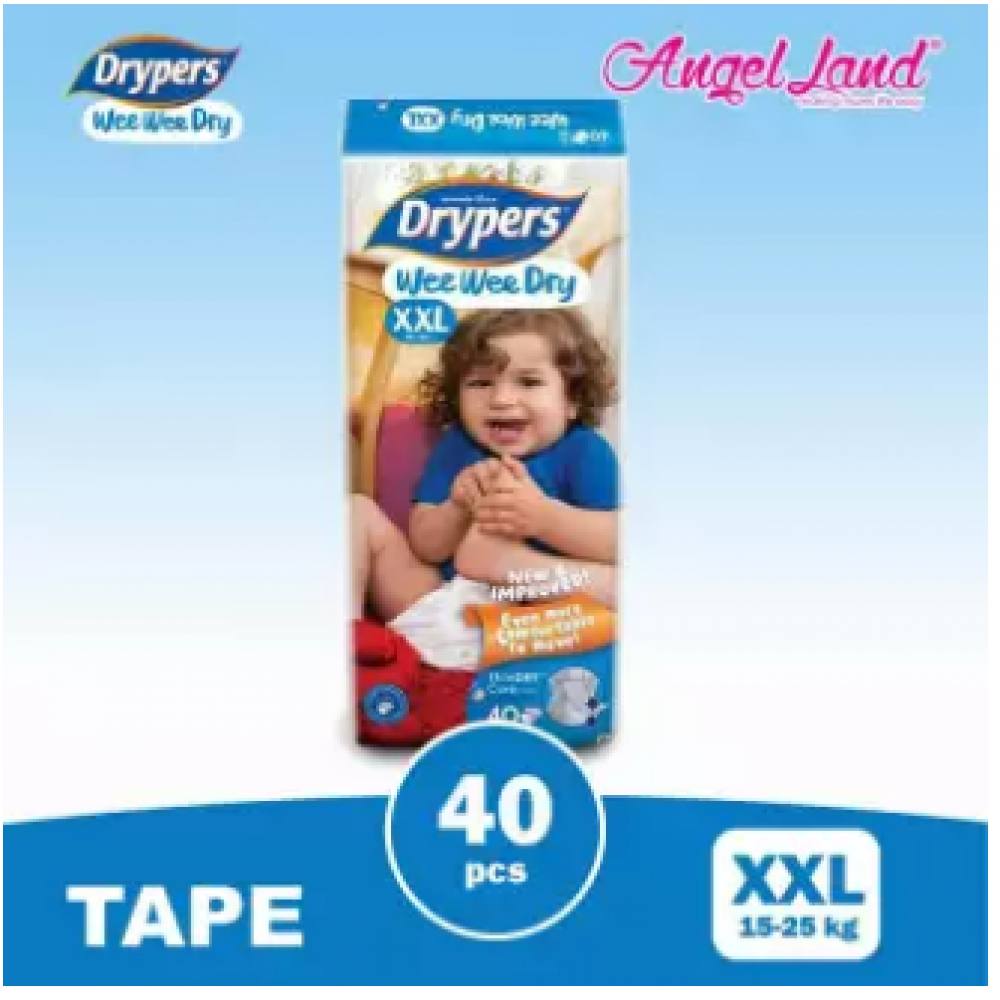 Drypers Wee Wee Dry XXL40 (1pack) Drypers Wee Wee Dry XXL40 (1pack)