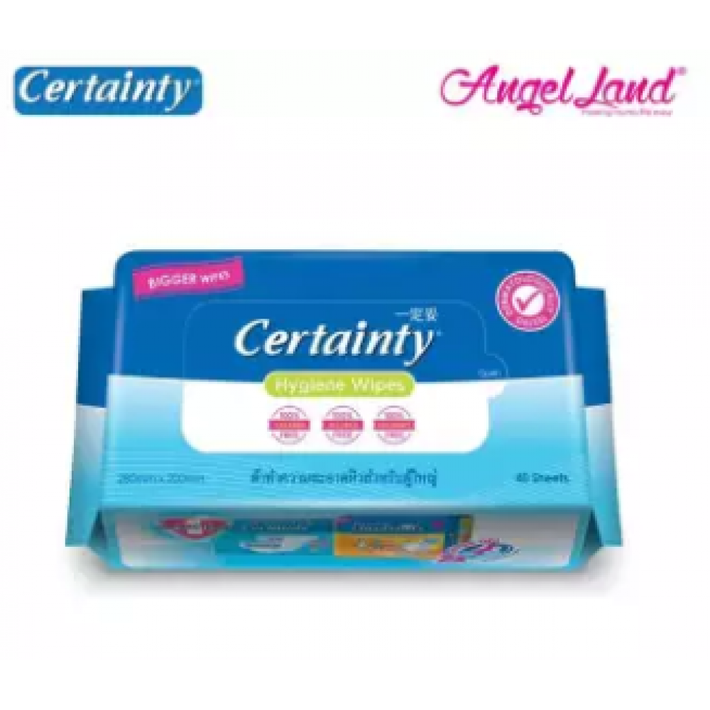Certainty Adult Hygiene Wipes (40 Sheets) 1 Pack Certainty Adult Hygiene Wipes (40 Sheets) 1 Pack