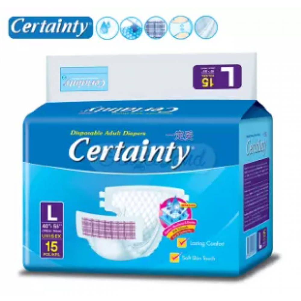 Certainty Disposable Adult Diapers L15 Certainty Disposable Adult Diapers L15