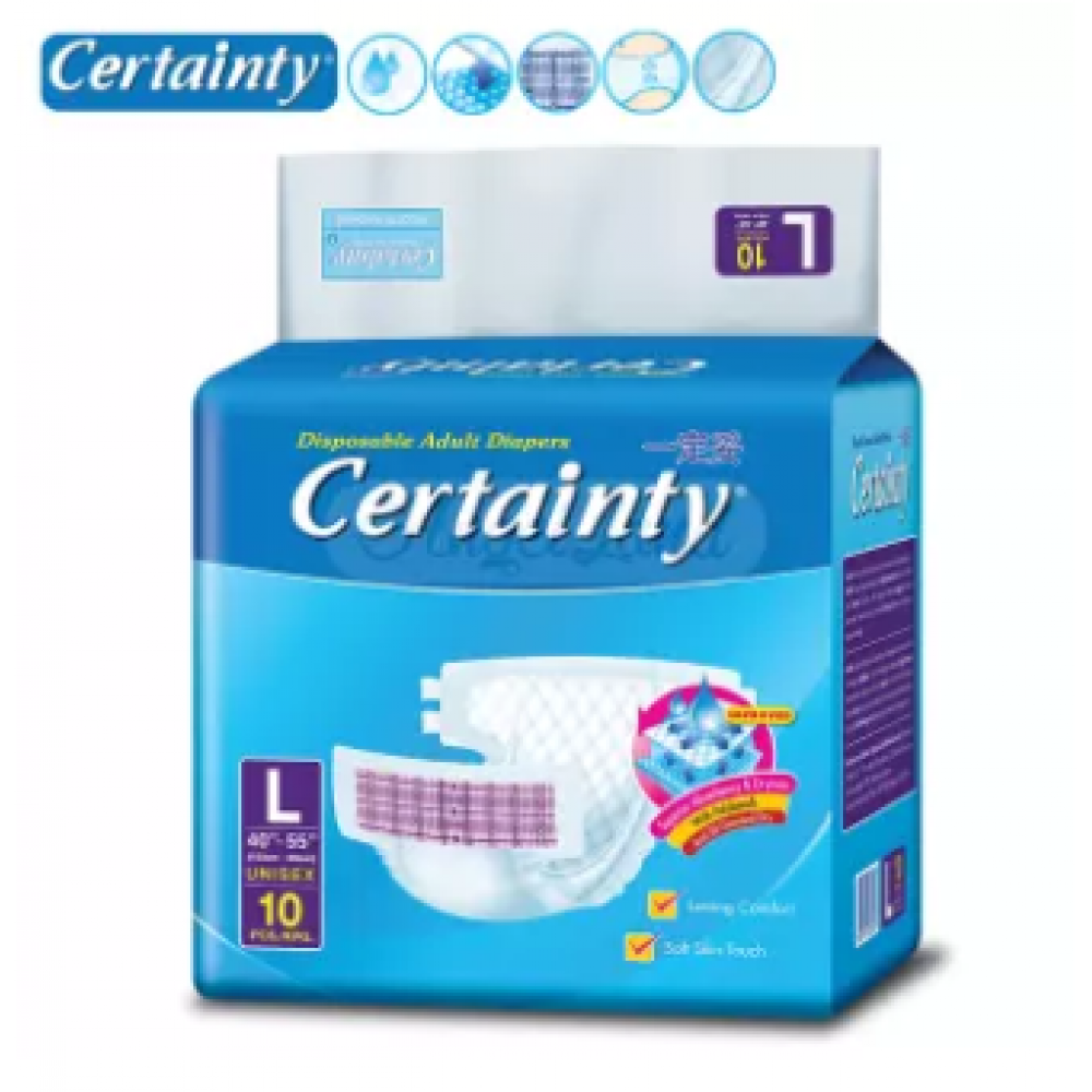 Certainty Disposable Adult Diapers L10 Certainty Disposable Adult Diapers L10
