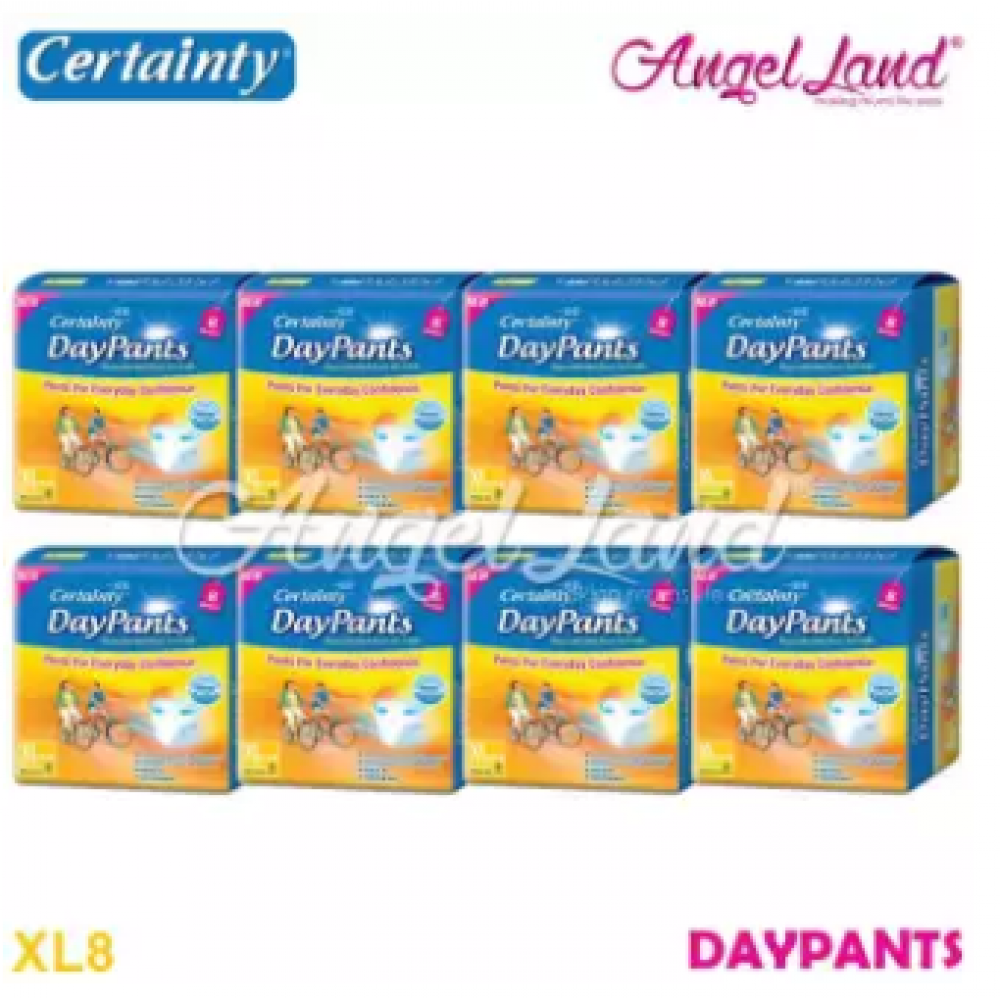 Certainty Daypants Disposable Adult Pants Regular Pack XL8 (8 packs) Certainty Daypants Disposable Adult Pants Regular Pack XL8 (8 packs)