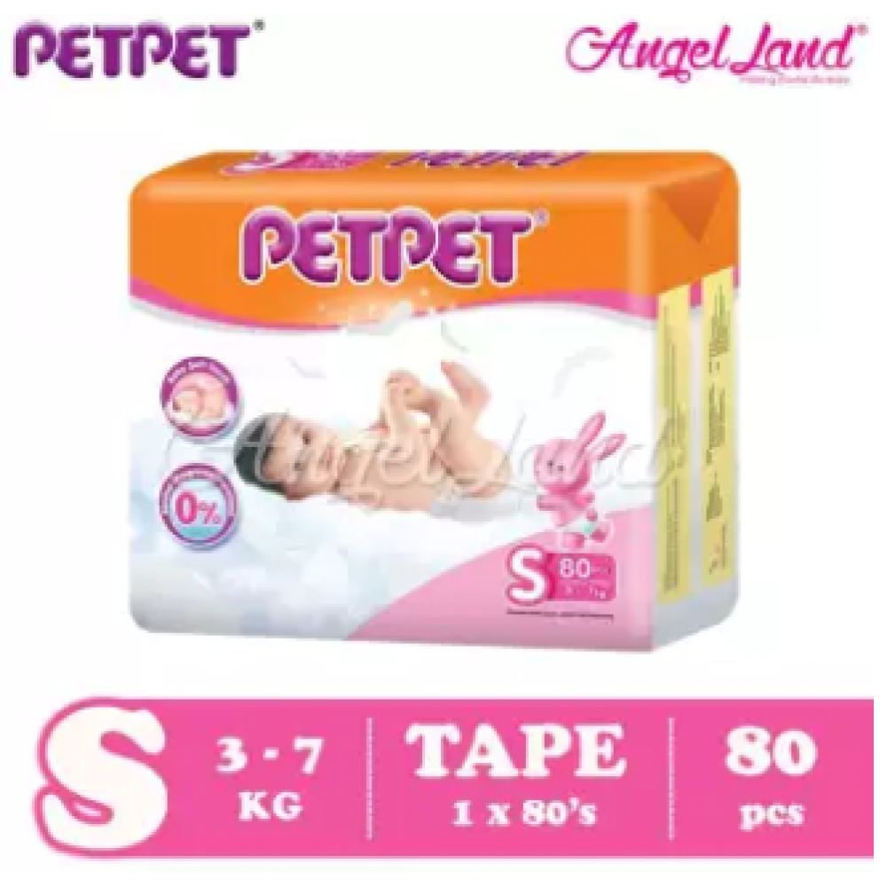 PETPET Tape Diaper Mega Pack S80/M72/L60/XL48 (1 Packs) PETPET Tape Diaper Mega Pack S80/M72/L60/XL48 (1 Packs)