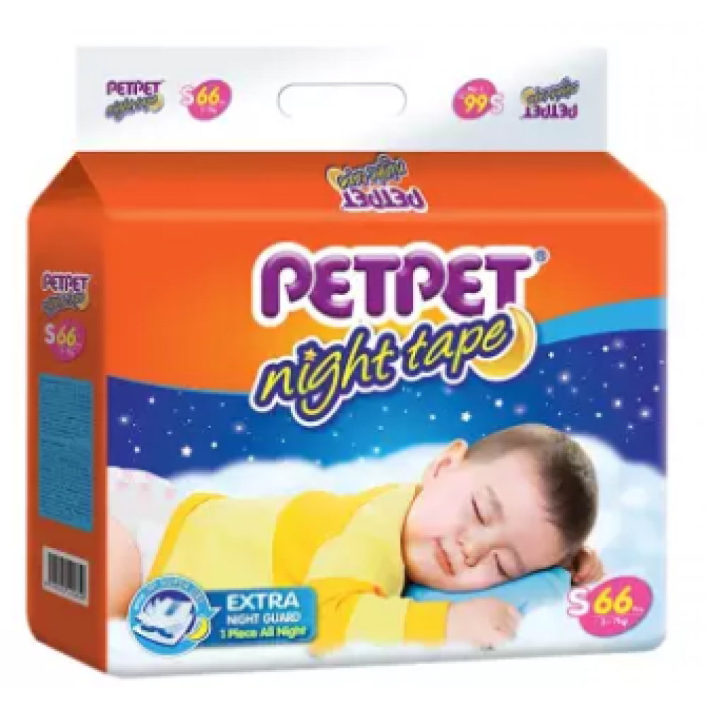 PETPET Night Tape Diaper Mega Packs S6 PETPET Night Tape Diaper Mega Packs S6
