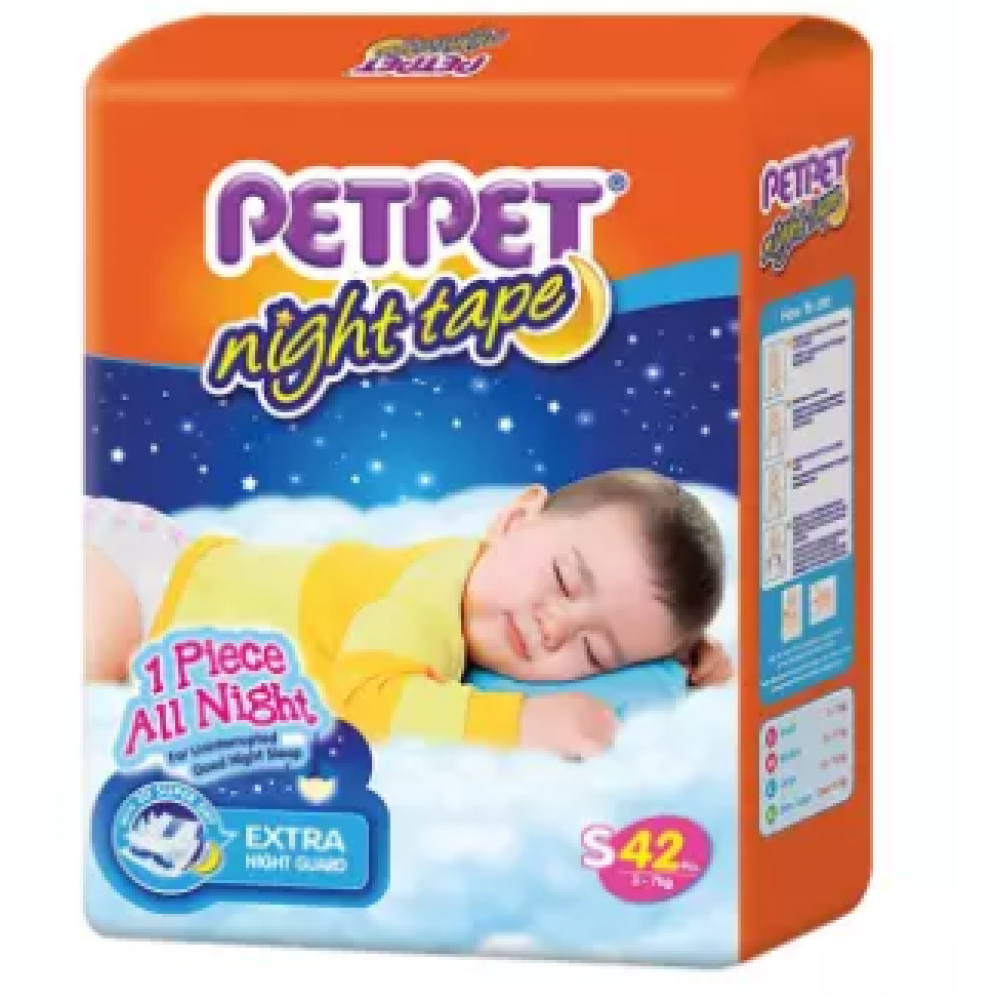 PETPET Night Tape Diaper Jumbo Packs S42 PETPET Night Tape Diaper Jumbo Packs S42