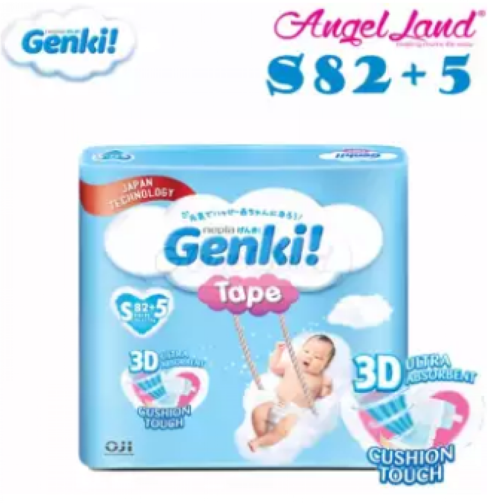 Genki Tape Mega Diaper S82+5 (1Pack) Genki Tape Mega Diaper S82+5 (1Pack)