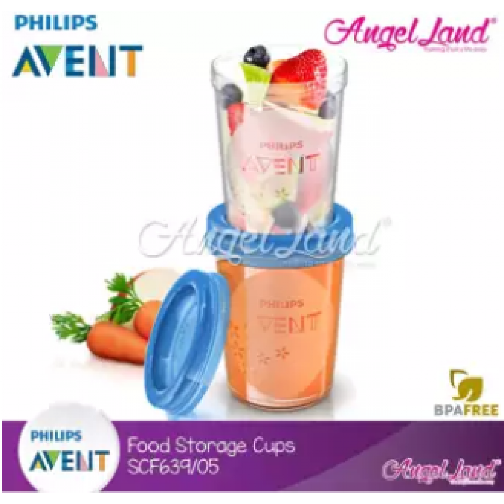 Philips Avent Food Storage Cup 5pcs 9oz/240ml-SCF639/05 Philips Avent Food Storage Cup 5pcs 9oz/240ml-SCF639/05