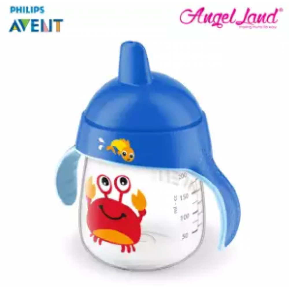 Philips Avent Premium Spout Cup 9oz -Mix Color SCF753/04 Blue Crab Philips Avent Premium Spout Cup 9oz -Mix Color SCF753/04 Blue Crab