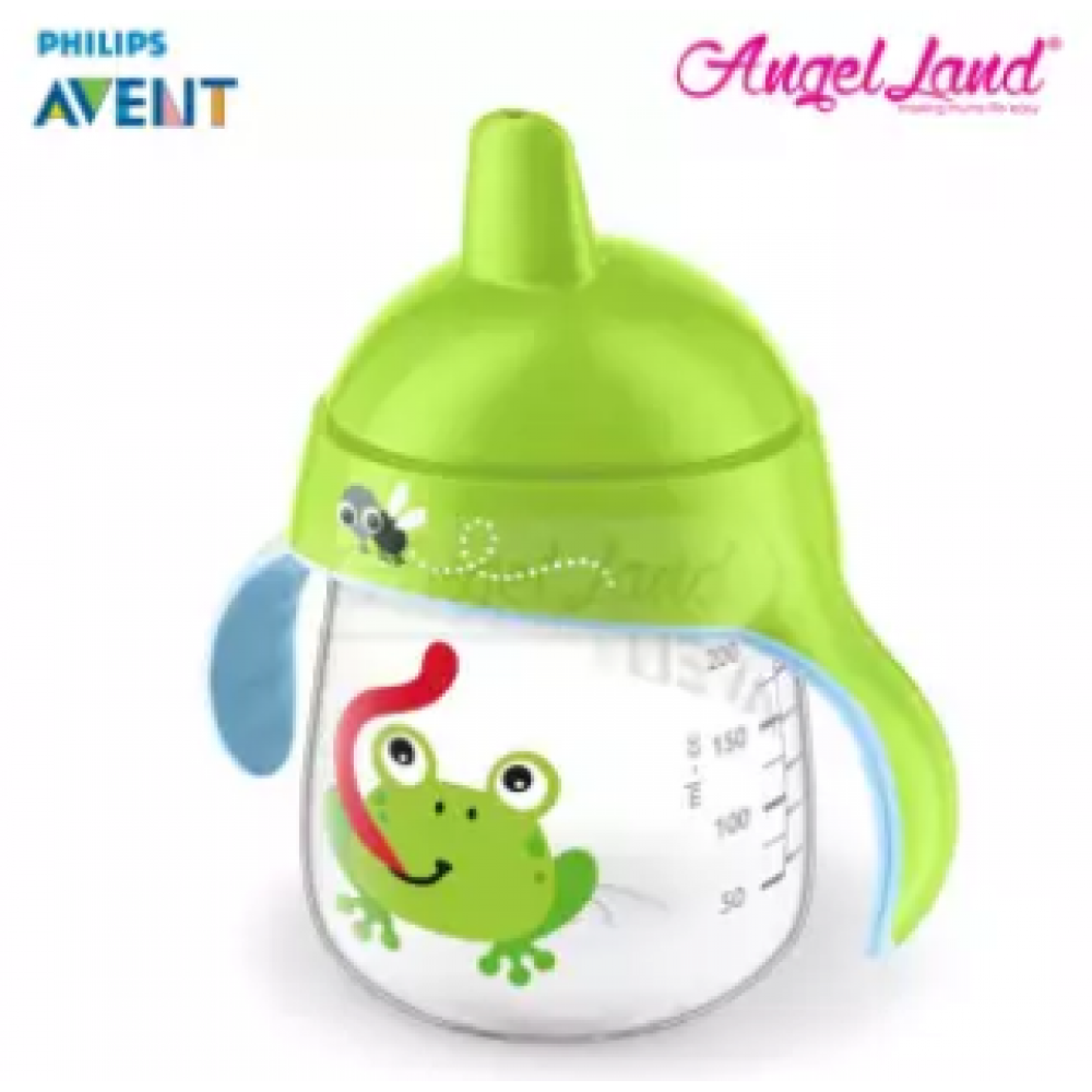 Philips Avent Premium Spout Cup 9oz -Mix Color SCF753/04 Green Frog Philips Avent Premium Spout Cup 9oz -Mix Color SCF753/04 Green Frog