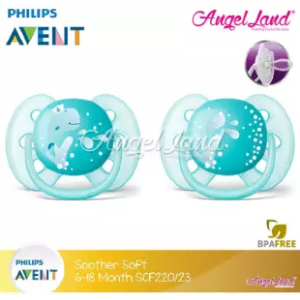 Philips Avent Soother Ultra Soft 6-18M SCF220/23 (Twin Pack) Philips Avent Soother Ultra Soft 6-18M SCF220/23 (Twin Pack)
