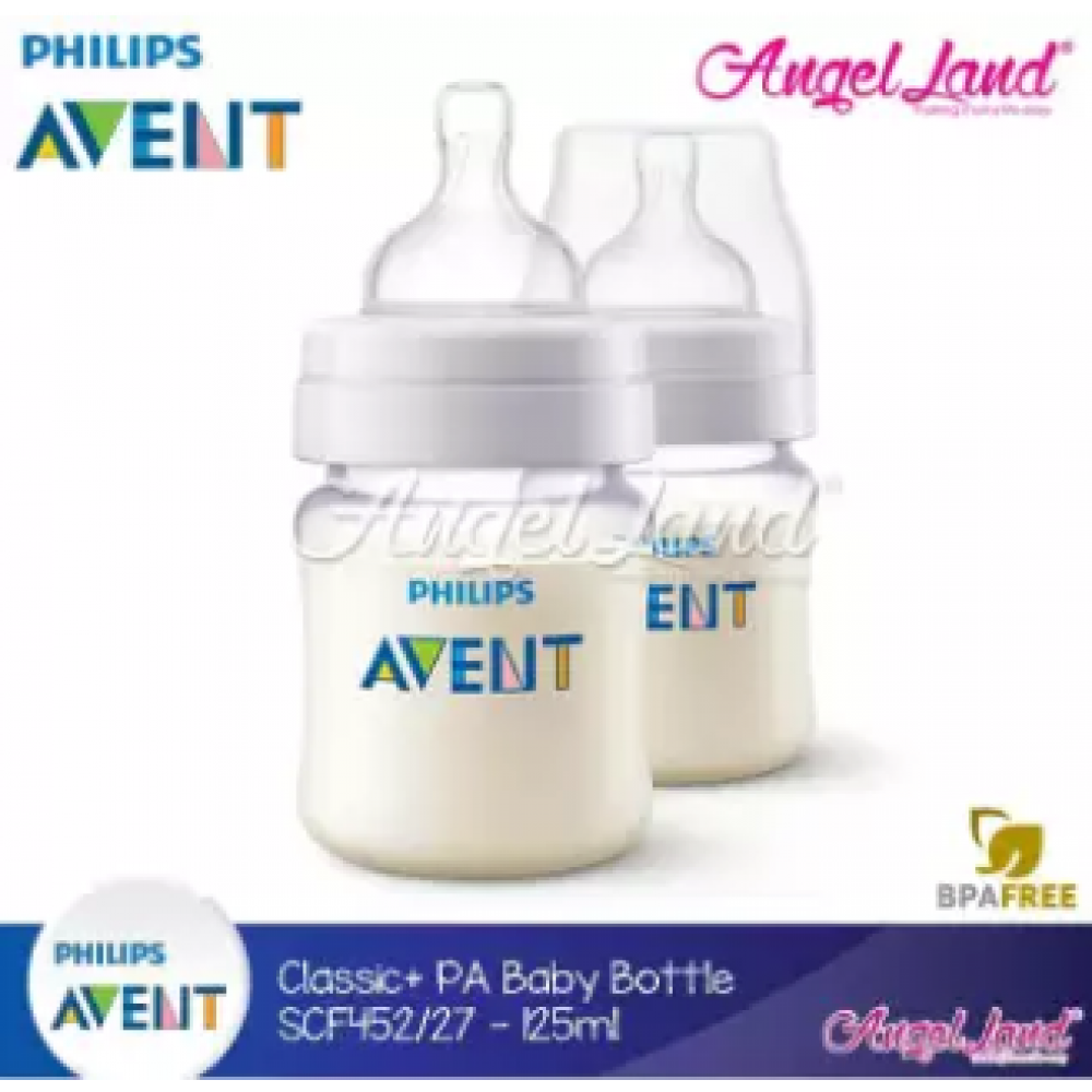 Philips Avent Anti-Colic Baby Bottle 125ml/4oz (Twin Pack) - SCF452/27 Philips Avent Anti-Colic Baby Bottle 125ml/4oz (Twin Pack) - SCF452/27
